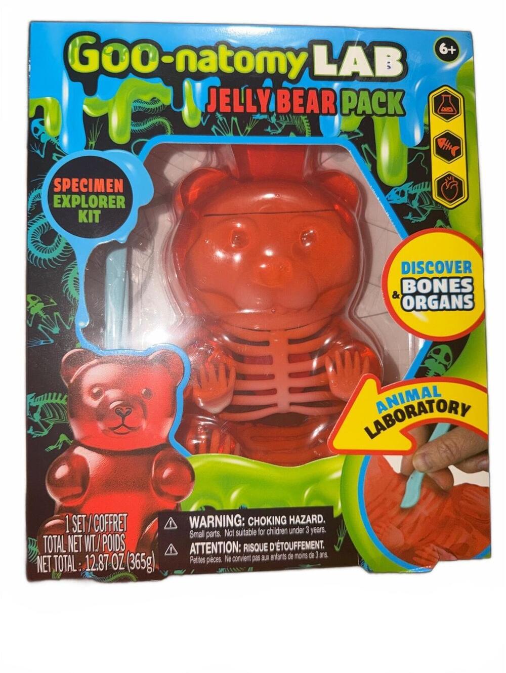Goo-natomy Lab Jelly Bear Pack Specimen Explorer Kit